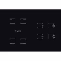 Hotpoint HR 631 C Noir Intégré 58 cm Céramique 4 zone(s)