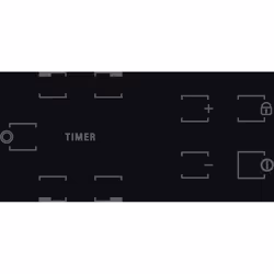 Hotpoint HR 632 B Noir Intégré 58 cm Céramique 4 zone(s)