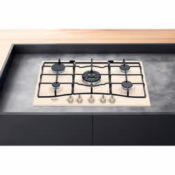 Hotpoint PCN 750 T (OW) R /HA Ivoire Intégré 75 cm Gaz 5 zone(s)