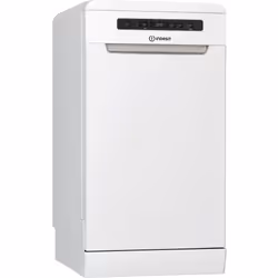 Indesit DSFO 3T224, Pose libre, Compact (45 cm), Blanc, Noir, Boutons, 1,3 m