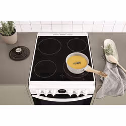 Indesit IS5V5CCW/E four et cuisinière Céramique Blanc A
