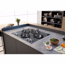 Hotpoint HAGD 61S/MR Miroir Intégré 60 cm Gaz 4 zone(s) - Vue supplémentaire 5