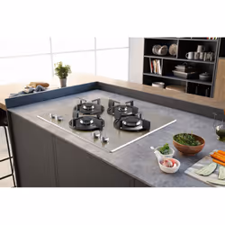 Hotpoint HAGD 61S/CH Champagne Intégré 60 cm Gaz 4 zone(s) - Vue supplémentaire 6
