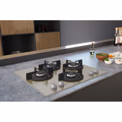 Hotpoint HAGD 61S/CH Champagne Intégré 60 cm Gaz 4 zone(s) - Vue supplémentaire 9