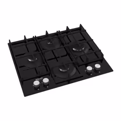 Hotpoint HAGS 61F/BK Noir Intégré 59.5 cm Gaz 4 zone(s)