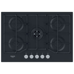 Hotpoint HAGS 72F/BK Noir Intégré 73 cm Gaz 5 zone(s)