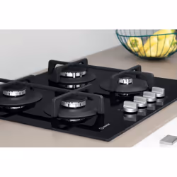 Indesit ING 61T/BK Noir Intégré 59 cm Gaz 4 zone(s) - Vue supplémentaire 12
