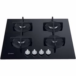 Indesit ING 61T/BK Noir Intégré 59 cm Gaz 4 zone(s)