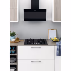 Indesit ING 61T/BK Noir Intégré 59 cm Gaz 4 zone(s) - Vue supplémentaire 5