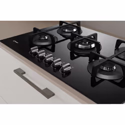 Indesit ING 72T/BK Noir Intégré 73 cm Gaz 5 zone(s) - Vue supplémentaire 5