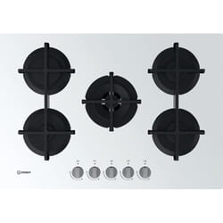 Indesit ING 72T/WH Blanc Intégré 73 cm Gaz 5 zone(s)
