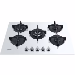 Indesit ING 72T/WH Blanc Intégré 73 cm Gaz 5 zone(s)