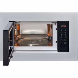 Indesit MWI 120 GX, Intégré, Micro-ondes grill, 20 L, 800 W, Écran integré, LCD