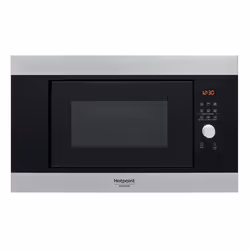 Hotpoint MF20G IX HA, Intégré, Micro-ondes grill, 20 L, 800 W, Écran integré, LCD