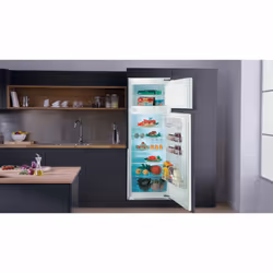 Hotpoint T 16 A2 D/HA 1 réfrigérateur-congélateur Intégré 239 L F Acier inoxydable
