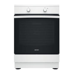 Cuisiniere a induction Indesit IS67IQ5KCW/E - 3 foyers - 2600 w - 60 cm - Blanc