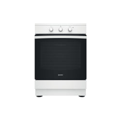 Indesit IS67IQ5PCW Cuisinière Electrique Plaque avec zone à induction Noir, Blanc A