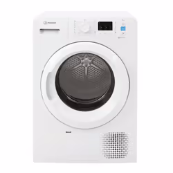 Indesit Push&amp;GO YTN M10 91 R EU, Pose libre, Charge par dessus, Condensation, Blanc, Boutons, Rotatif, Droite