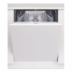 Indesit D2I HKL326, Entièrement intégré, Taille maximum (60 cm), Blanc, Boutons, 1,3 m, 1,55 m