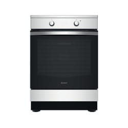 Indesit IS67IQ5KCX/E Cuisinière A Electrique Plaque avec zone à induction Noir, Acier inoxydable