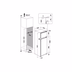 Hotpoint BDFS 2422 Intégré 218 L E Blanc - Vue supplémentaire 5