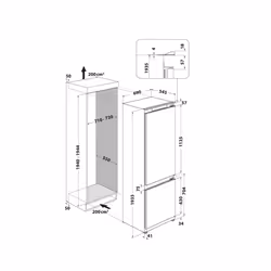 Indesit IND 402 Intégré 400 L E Blanc - Vue supplémentaire 7