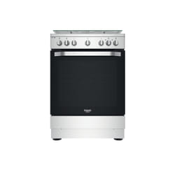 Hotpoint HS68M8PCX/FR/1 Cuisinière A Electrique Combi Noir, Acier inoxydable