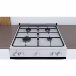 Indesit IS67G1KMW/E/1 Cuisinière Gaz Noir, Blanc A+ - Vue supplémentaire 10