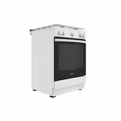 Indesit IS67G1KMW/E/1 Cuisinière Gaz Noir, Blanc A+