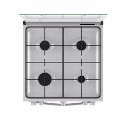 Indesit IS67G1KMW/E/1 Cuisinière Gaz Noir, Blanc A+ - Vue supplémentaire 4