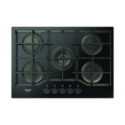 Hotpoint HAGS 72F/BK 1 Plaque de cuisson gaz 5 zones 73 cm encastrable Noir