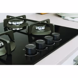 Indesit ING 61T/BK 1 Noir Intégré 60 cm Gaz 4 zone(s) - Vue supplémentaire 3