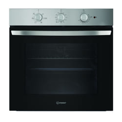 Indesit IO 2350H X 66 L Noir, Acier inoxydable