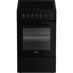 Cuisinière vitrocéramique - INDESIT - I5V3PCB - 4 foyers - 7700 W - L50 cm - Noir