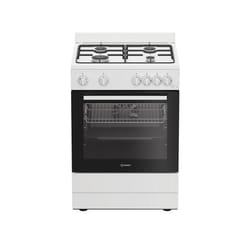 Indesit I6G5KCW four et cuisinière Electrique Plaque avec zone à induction Blanc, Noir
