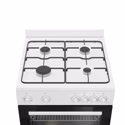 Indesit I6G5KCW four et cuisinière Electrique Plaque avec zone à induction Blanc, Noir - Vue supplémentaire 6