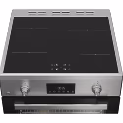 Hotpoint H6I8LMSAX Cuisinière A Electrique Plaque avec zone à induction Acier inoxydable - Vue supplémentaire 5
