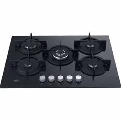 Hotpoint HAGS 72S BK Noir Intégré 73 cm Gaz 4 zone(s) - Vue supplémentaire 3