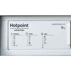 Hotpoint BI WMHG 8146 EU machine à laver Charge avant 8 kg 1400 tr/min Blanc - Vue supplémentaire 8