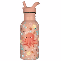 Bouteille en inox - Sassi Junior - Slurpy - 500 ml - Multicolore - Bec verseur pratique