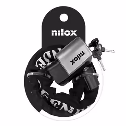 Nilox NXPLCHAINLOCK, Cadenas, Noir, Métallique