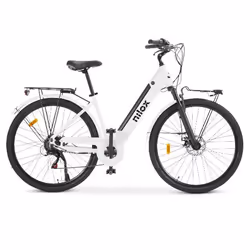 Nilox NXEBJ7WH vélo électrique Blanc Aluminium 71,1 cm (28") 27,5 kg Lithium