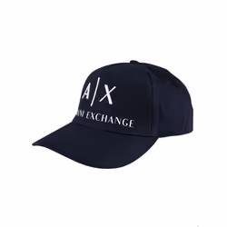 Casquette Mixte - ARMANI EXCHANGE - AX - Bleu - Logo brodé - Taille réglable
