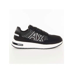 Basket - ARMANI EXCHANGE - XUX090 - Homme - Noir - Lacets