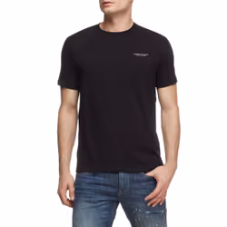 T shirt Armani Exchange Mini Logo Homme Noir - XL
