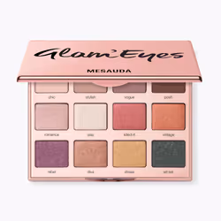 MESAUDA Glam Eyes, Poudre, Multicolore, 12 couleurs, Mat, Brillant, 14,4 g, Femmes