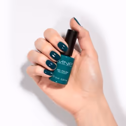 Mesauda Nail Pro MNP Petrol vernis à ongles avec gel 10 ml Vert