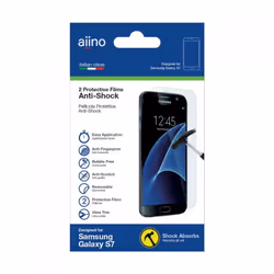 Aiino AISPSAS7-ASH écran et protection arrière de téléphones portables Protection d'écran transparent Samsung 2 pièce(s)