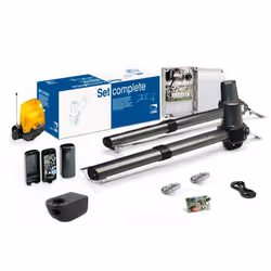 Description générale Ce kit de motorisation à vérins pour portails battants KRONO complet U1641 de la marque CAME est idéal p ...