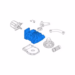 CAME - PIÈCE DÉTACHÉE ORIGINALECAISSE POUR MOTORÉDUCTEUR FROGFROG-AE FROG-A24E FROG-A24 FROG-A119RIA013